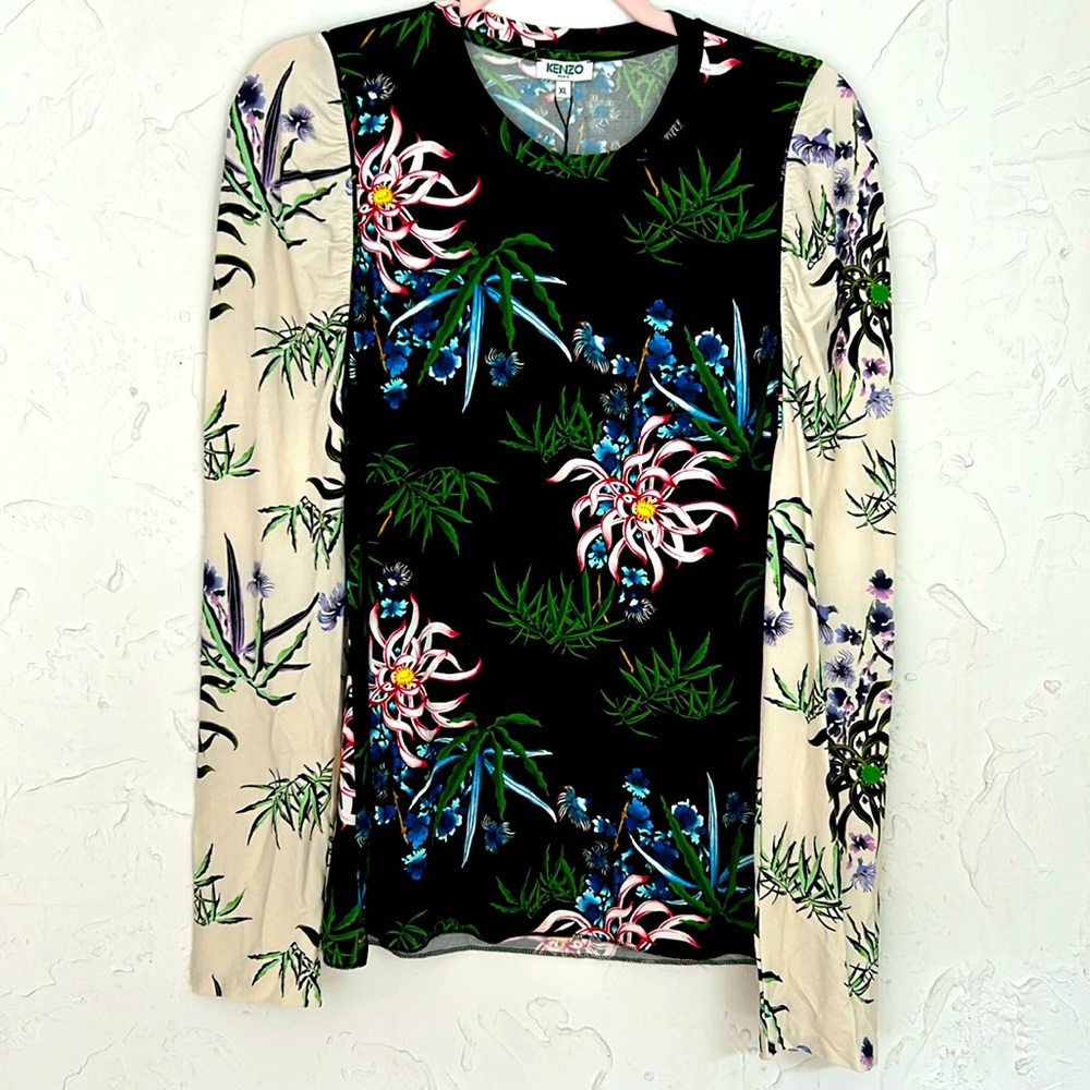 Kenzo Paris long sleeve slim shirt size XL